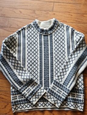 TORY BURCH MERINO WOOL SWEATER Sz S